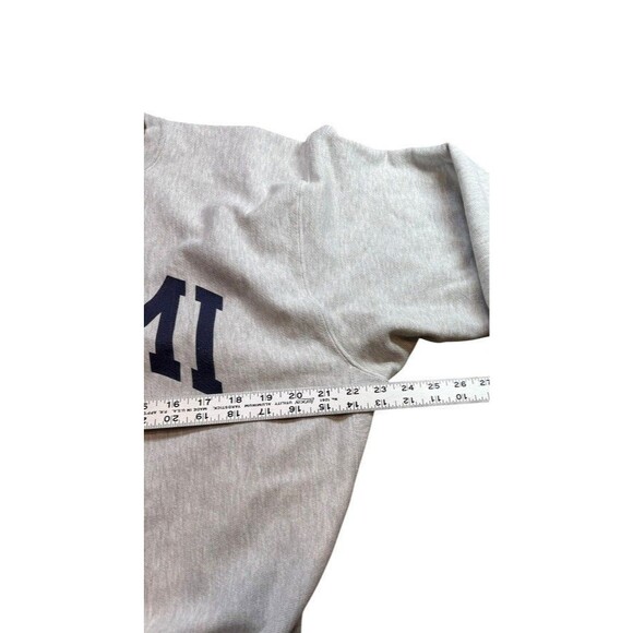 Champion Reverse Weave Miami University Sweatshirt Size Large Ohio - Oxford - Picture 6 of 7